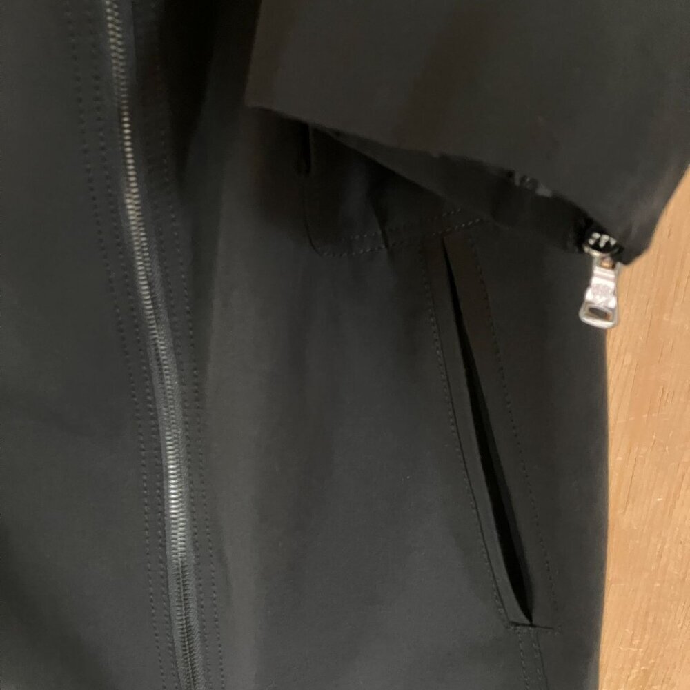 Vince Camuto Womens Removable Hood NO BELT Rain Jacket Size 3X Black SP NWOT - Picture 9 of 12
